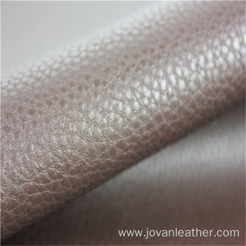 Microfiber backing PU shoe fabric leather